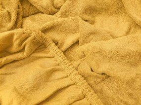 Cearsaf frote PREMIUM galben-portocaliu 140x200 cm