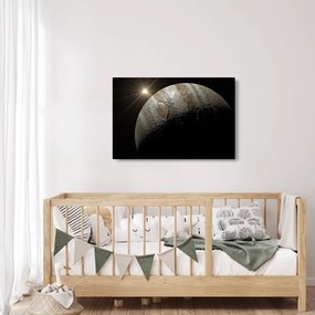 Tablou cu planetă în cosmos (90x60 cm)