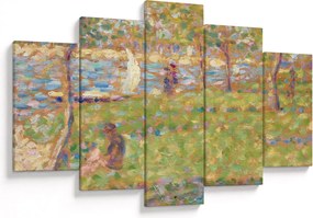 Tablou - Georges Seurat, Study for "La Grande Jatte", reproducere (150x105 cm)