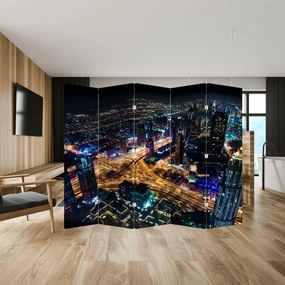 Paravan - Oraș nocturn (210x170 cm)