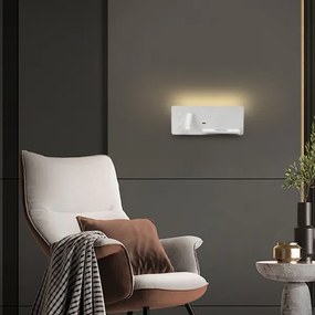 Immax 08285L-LED Aplica LED 3W cu senzor, USB și încărcare wireless, 230V