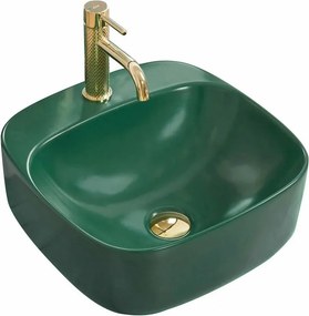 Lavoar verde mat pe blat Rea Luiza 42 cm