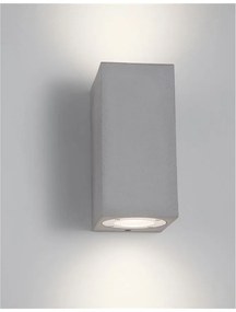 Aplica perete moderna de exterior cu iluminat ambiental IP65 FUENTO II gri