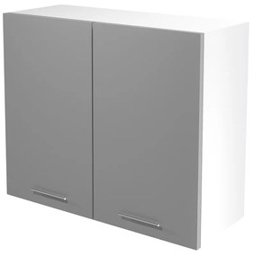Dulap superior Vento G-80/72, alb/gri