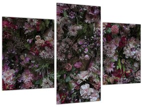 Tablou - Perete de flori (90x60 cm)