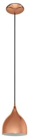 Eglo 55284 - Pendul pe cablu CORETTO 1xE27/60W/230V, cupru