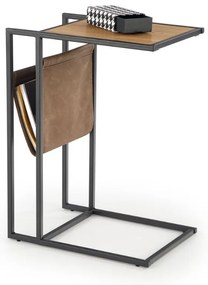 Masuta laterala Compact, stejar auriu / negru