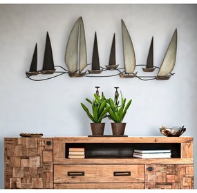 Decorațiune de perete din metal 119x51 cm Regata – Mauro Ferretti