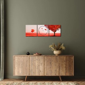 Tablou - Copacul iubirii (cu ceas) (90x30 cm)