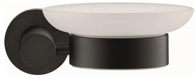 Duravit 99184600 - Suport de săpun D-CODE, pe perete, pentru partea dreaptă, negru mat