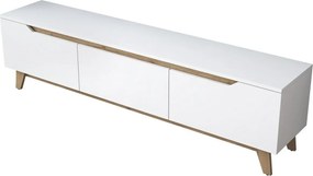 Măsuță TV Dite White and Walnut