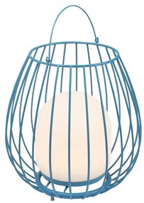 Lampa LED portabila pentru exterior solara cu baterii Jim To-Go albastru