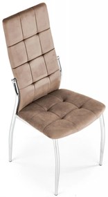 Scaun K416 velvet bej