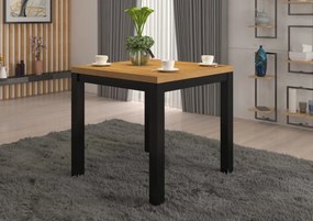 Măsuță de cafea, 80x80 cm, Olaf 1, ADRK Furniture (Culoare: Alb)