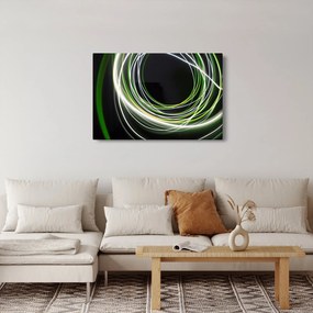 Obraz cu linii verzi (90x60 cm)