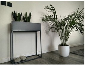 Ghiveci metalic multifuncțional gri închis INDIZE TIP 3