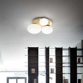 Plafonieră LED Ideal Lux NINFEA 3xLED/9W/230V auriu