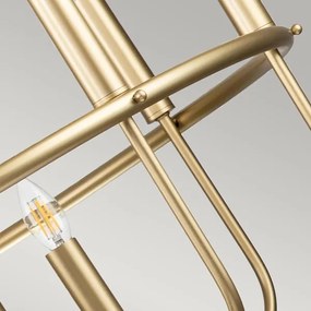 Kichler KL-CAPITOL-HILL12-PNBR candelabru suspendat cu lanț CAPITOL HILL, 12 x E14/40W/230V, finisaj auriu