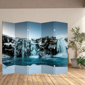 Paravan - Cascade înghețate (210x170 cm)
