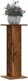 vidaXL Suporturi de plante 2 buc. lemn vechi 30x30x80cm lemn prelucrat