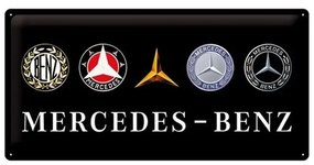 Placă metalică Mercedes-Benz - Logos