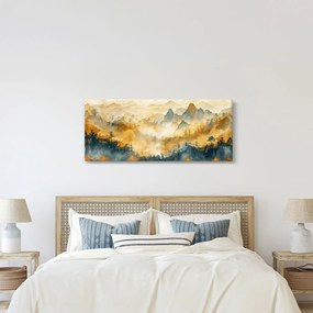 Tablou - Munți, acuarelă (120x50 cm)