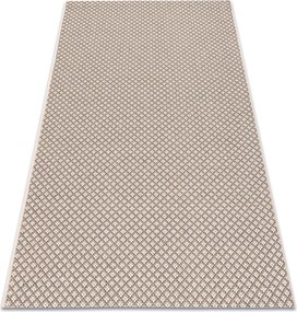 Covor sisal Floorlux 50002 Romburi şampanie si taupe