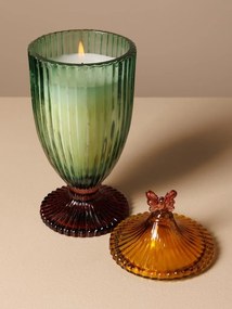 Lumanare decorativa, verde, Papillon
