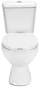 Toaletă monobloc Cleano cu evacuare inferioară și scaun