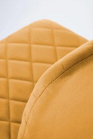 Scaun K525 velvet mustariu