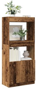 vidaXL Dulap înalt, lemn vechi, 63x33x140 cm, lemn prelucrat