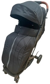 Carucior sport compact cu spatar reglabil, functie de pliere tip troller si husa de picioare. 6-36 luni, Negru - CPC-61-negru