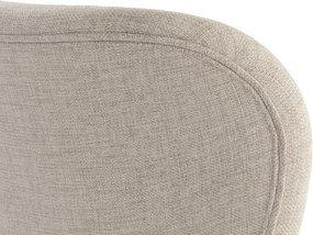 MAZZONI EXPORT ALTEA Bej (țesătură Rio 40) / picioare negre – SCAUN MODERN PENTRU LIVING / SUFRAGERIE / BUCĂTĂRIE / BIROU
