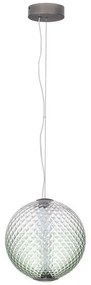Lustra, Pendul LED, Sticla Verde, AORA, NVL-9191246