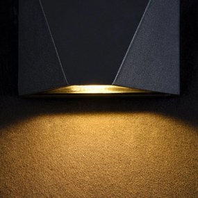 Aplica LED pentru iluminat exterior cu protectie IP54 Beekman negru MYO577WL-L5B