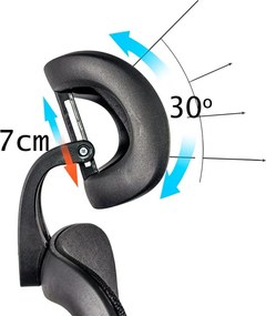 Scaun Ergonomic Multifunctional Cu Suport Lombar SYYT 9508 negru