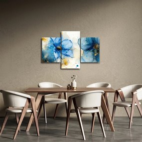 Tablou - Floral, pictură cu cerneală (90x60 cm)