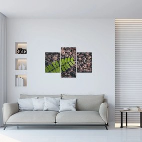 Tablou cu planta verde (90x60 cm)
