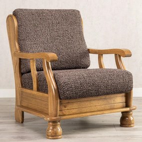 Gaico Huse bielastice VITTORIA maro fotoliu cu manere de lemn (l. 40 - 70 cm)