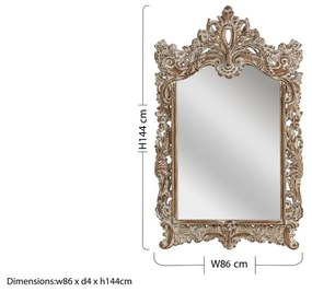 Oglindă de perete 86x144 cm Baroque – Premier Housewares