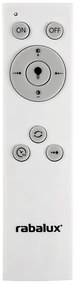 Rabalux 5445 DANNY - Plafonieră LED reglabilă, 36W/230V + telecomandă