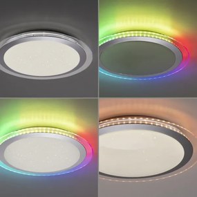 Leuchten Direkt 15411-2 - Plafonieră LED RGB CYBA 26W/230V dimabilă + DO