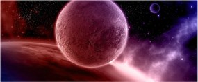 Tablou - Planetă (120x50 cm)