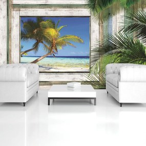 Fototapet - Plajă, mare, nisip (152,5x104 cm)