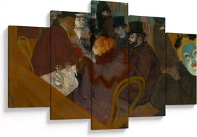 Tablou - Henri de Toulouse-Lautrec, At the Moulin Rouge, reproducere (150x105 cm)