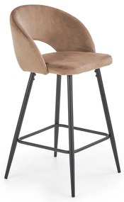 Scaun de bar Barnes, bej
