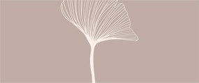 Tablou - Frunze bej N⁰5 (120x50 cm)