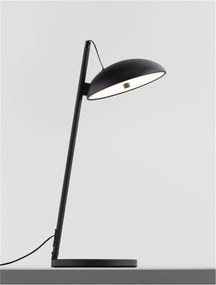 Veioza, lampa de masa LED Flute negru