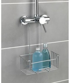 WENKO 23499100 - Poliță pentru duș MILO 25x36 cm inox/argintiu/transparent