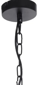 Lustră pe cablu ZAIR 1xE27/22W/230V negru/argintiu ONLI